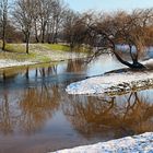 Zusammenfluss Nahle und Kleine Luppe 