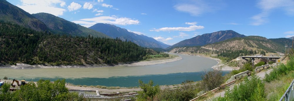 Zusammenfluss Thompson- und Fraser-River