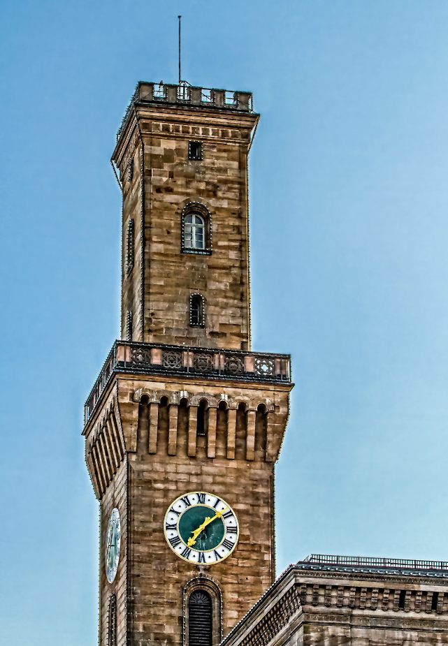 "Zusatzmotiv, mit Fürther Rathausturm" (HDR - Bild)