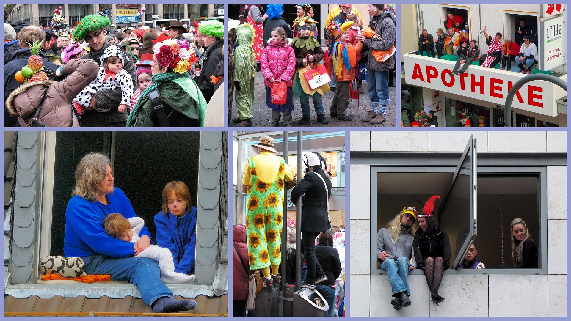 Zuschauer im Kölner Karneval