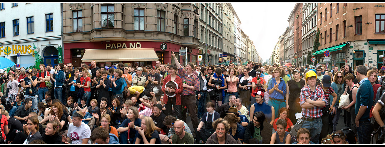 Zuschauer, Show auf der Straße