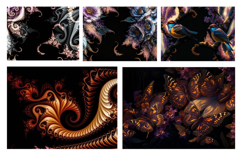 Zutaten zu Blumen mit Vögeln Foto & Bild erklärwerk Bilder auf