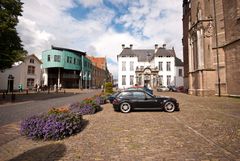 Zutphen - Lange Hofstraat with Sint Walburgis Church and Town Hall