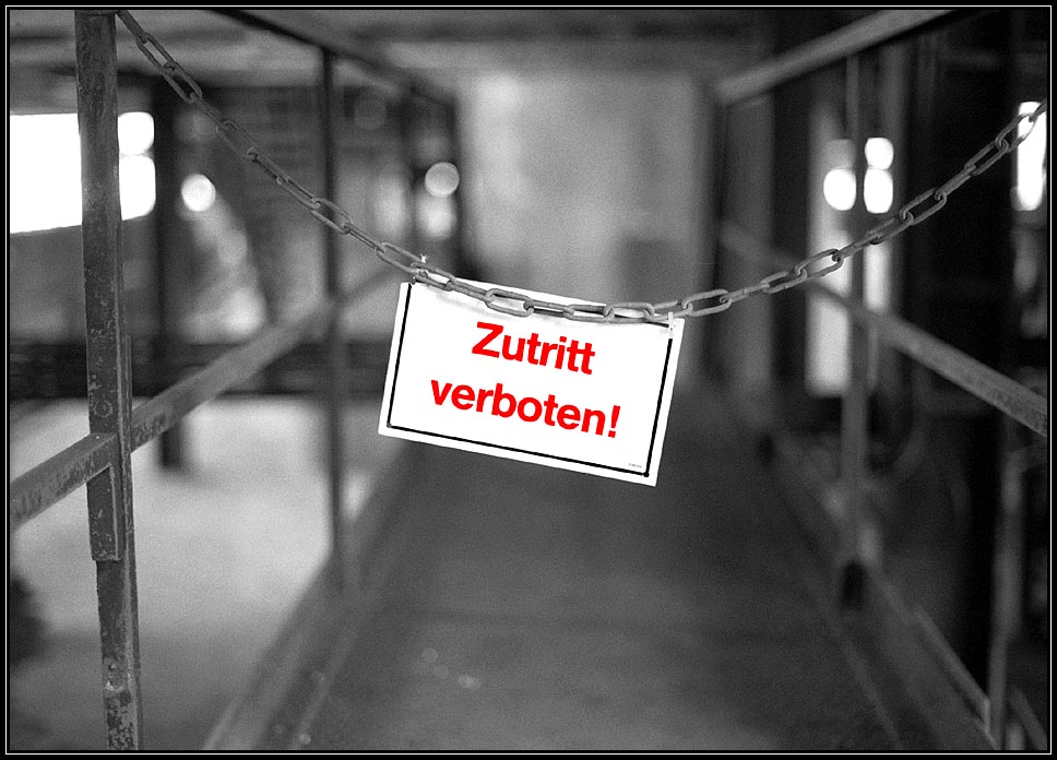 Zutritt verboten!