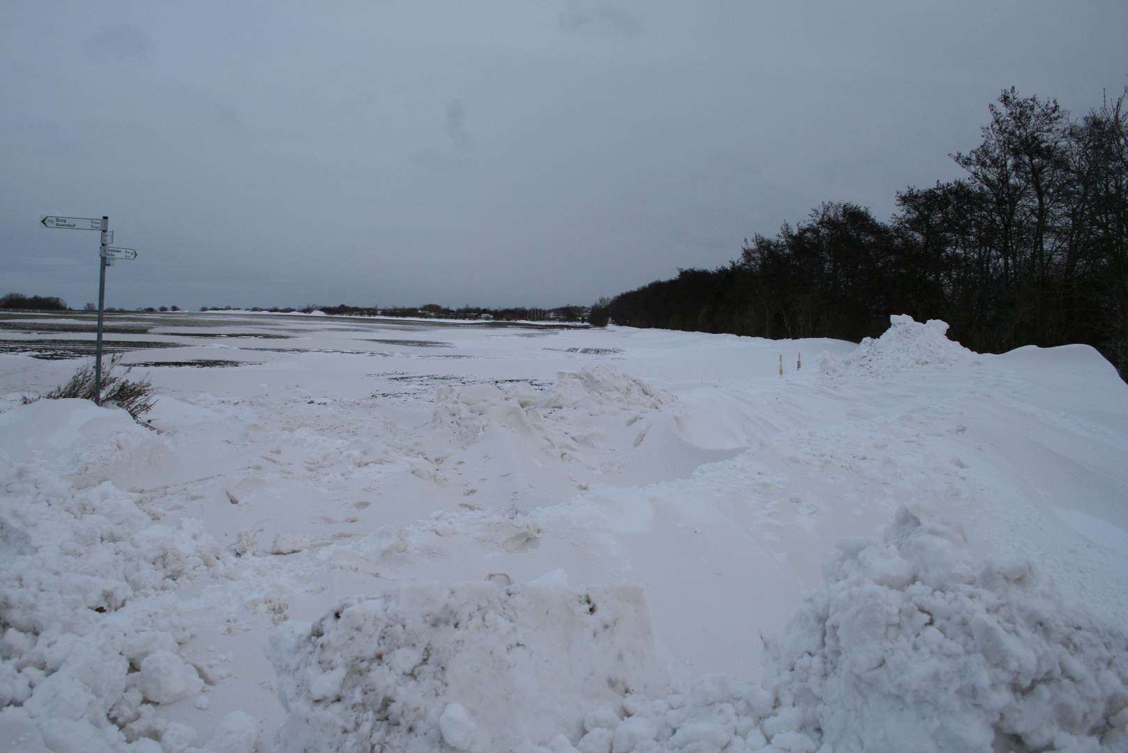 Zuweg zum Campingplatz Miramar