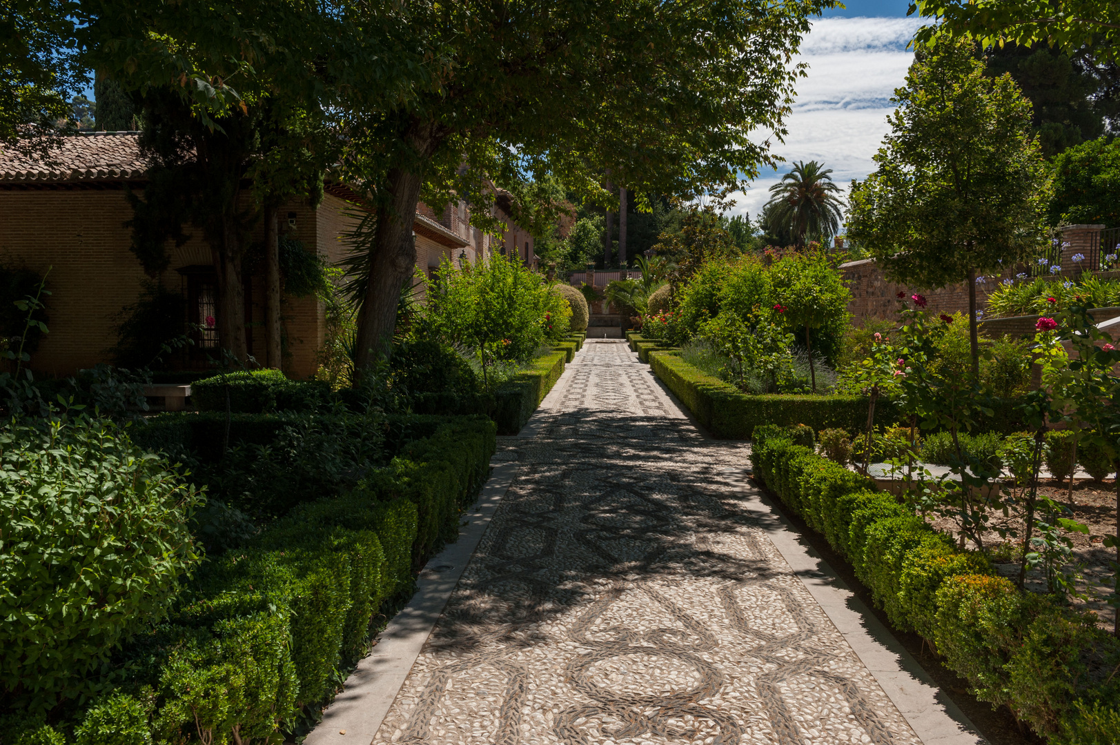 Zuwegung zum Parador de Granada -