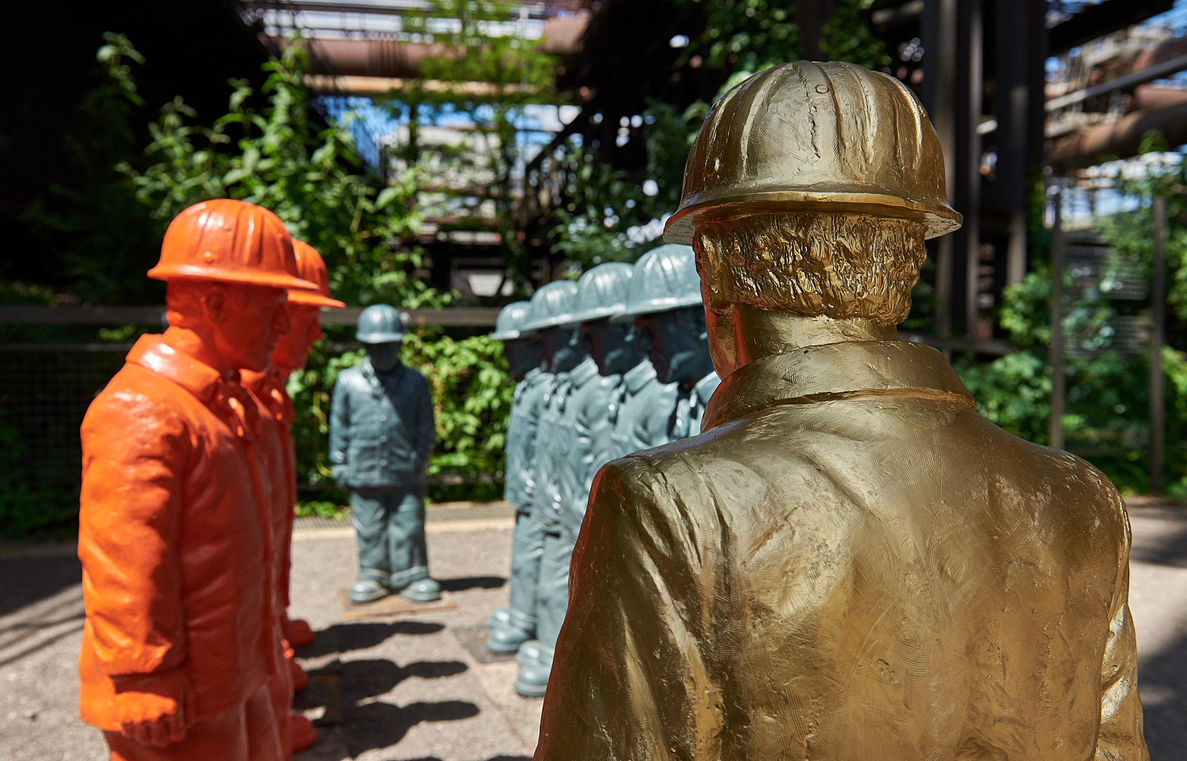 Zwangsarbeiter, goldene Zeiten waren es keine in der Völklinger-Hütte.