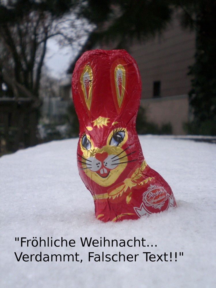 Zwar ist Ostern schon vorbei...