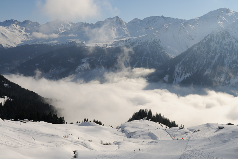 Zwar mehr Wolken als Nebel....