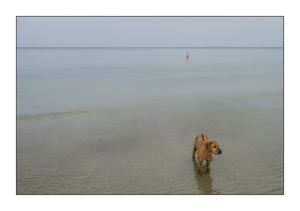 zwei am FKK-Strand