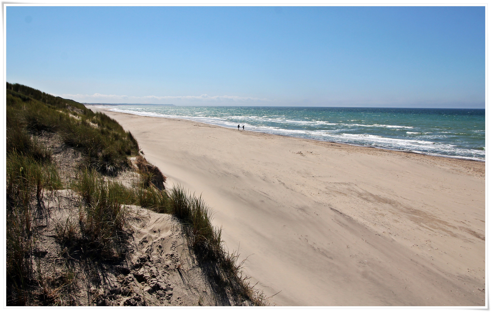 Zwei am Strand