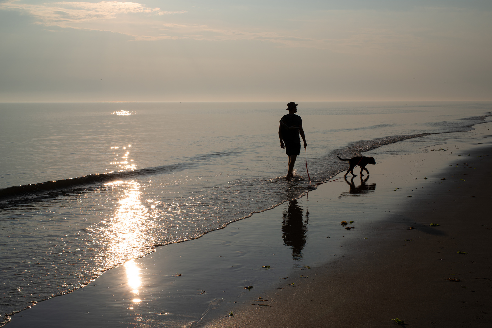 Zwei am Strand