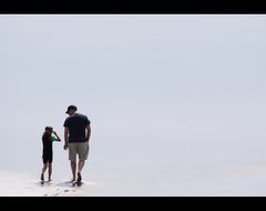 Zwei am Strand