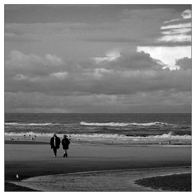 Zwei am Strand ...