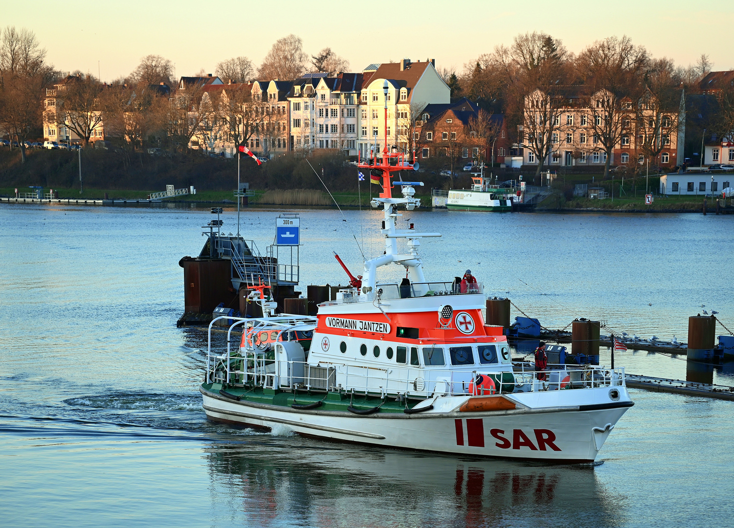 Zwei auf einen Streich vor der Schleuse Kiel-Holtenau