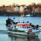 Zwei auf einen Streich vor der Schleuse Kiel-Holtenau