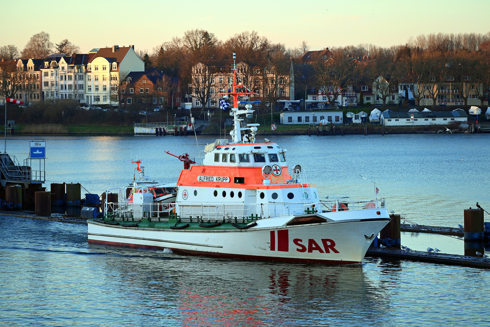 Zwei auf einen Streich vor der Schleuse Kiel-Holtenau