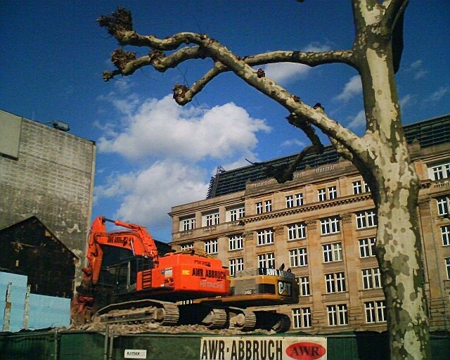 zwei Bagger auf einem Haufen...