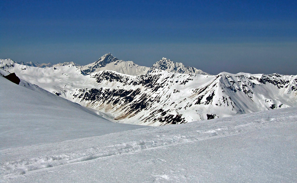 Zwei begehrenswerte Ski-Hörner...