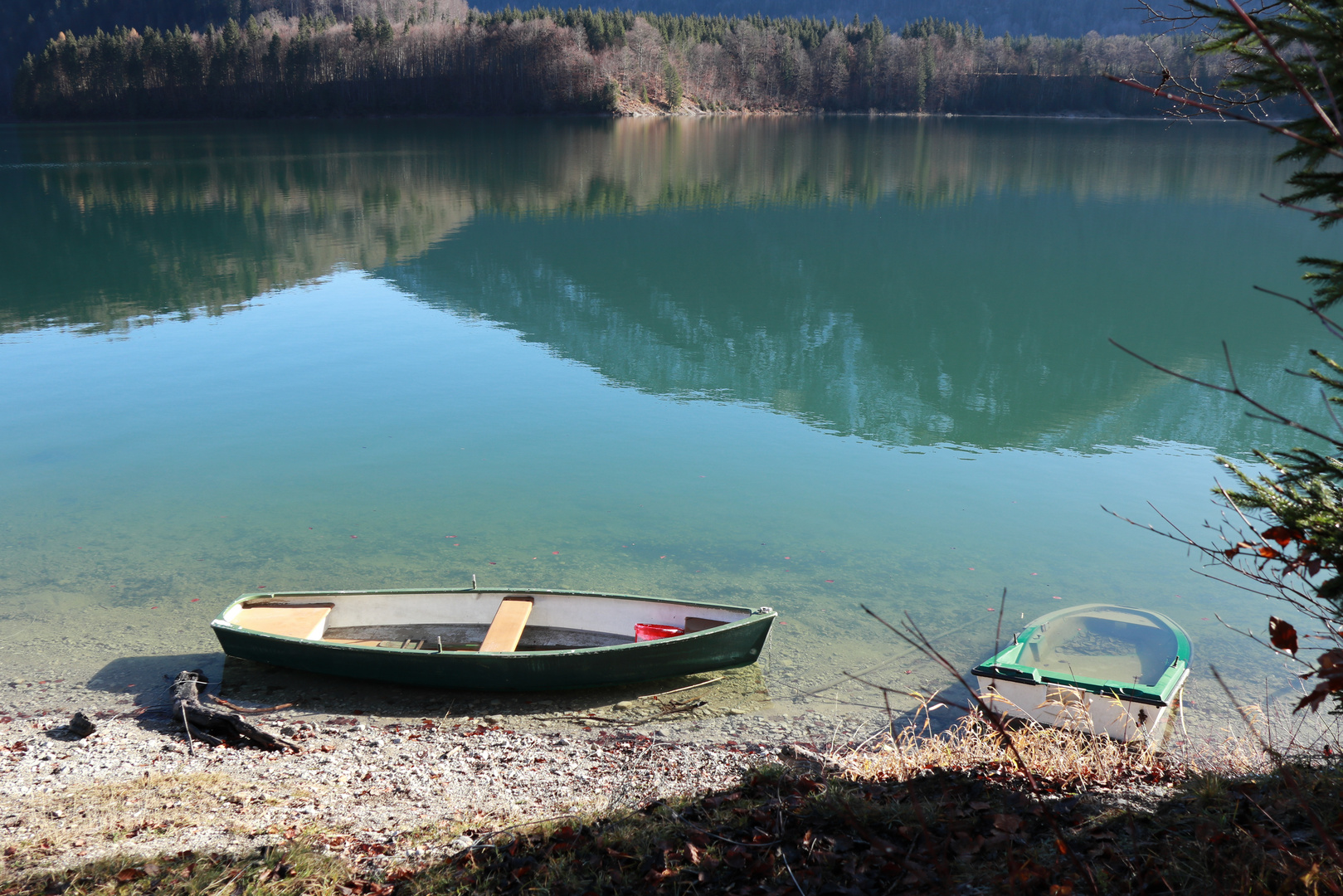 Zwei Boote