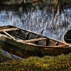 "Zwei Boote an der Naab" (Pseudo-HDR)