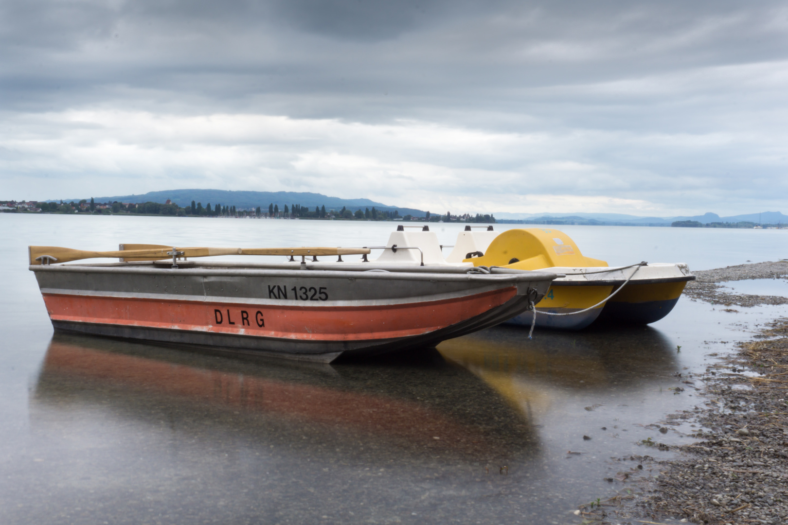 Zwei Boote bei Hegne