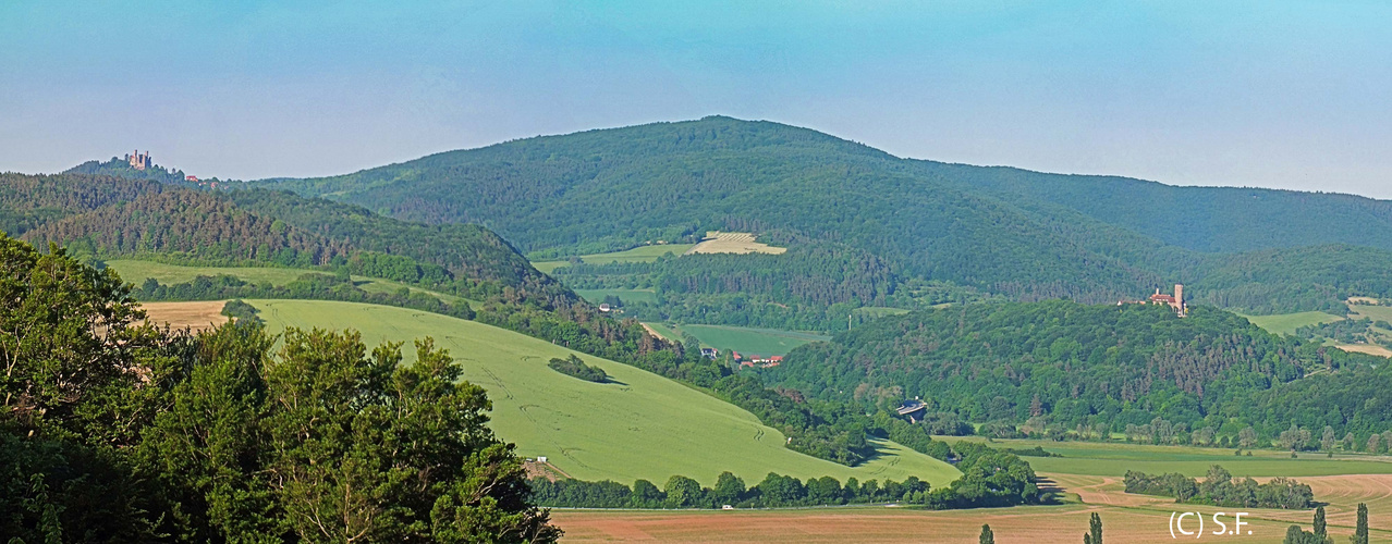 Zwei Burgen Blick