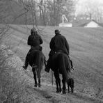 Zwei Cowboys auf den Hund gekommen! S/W