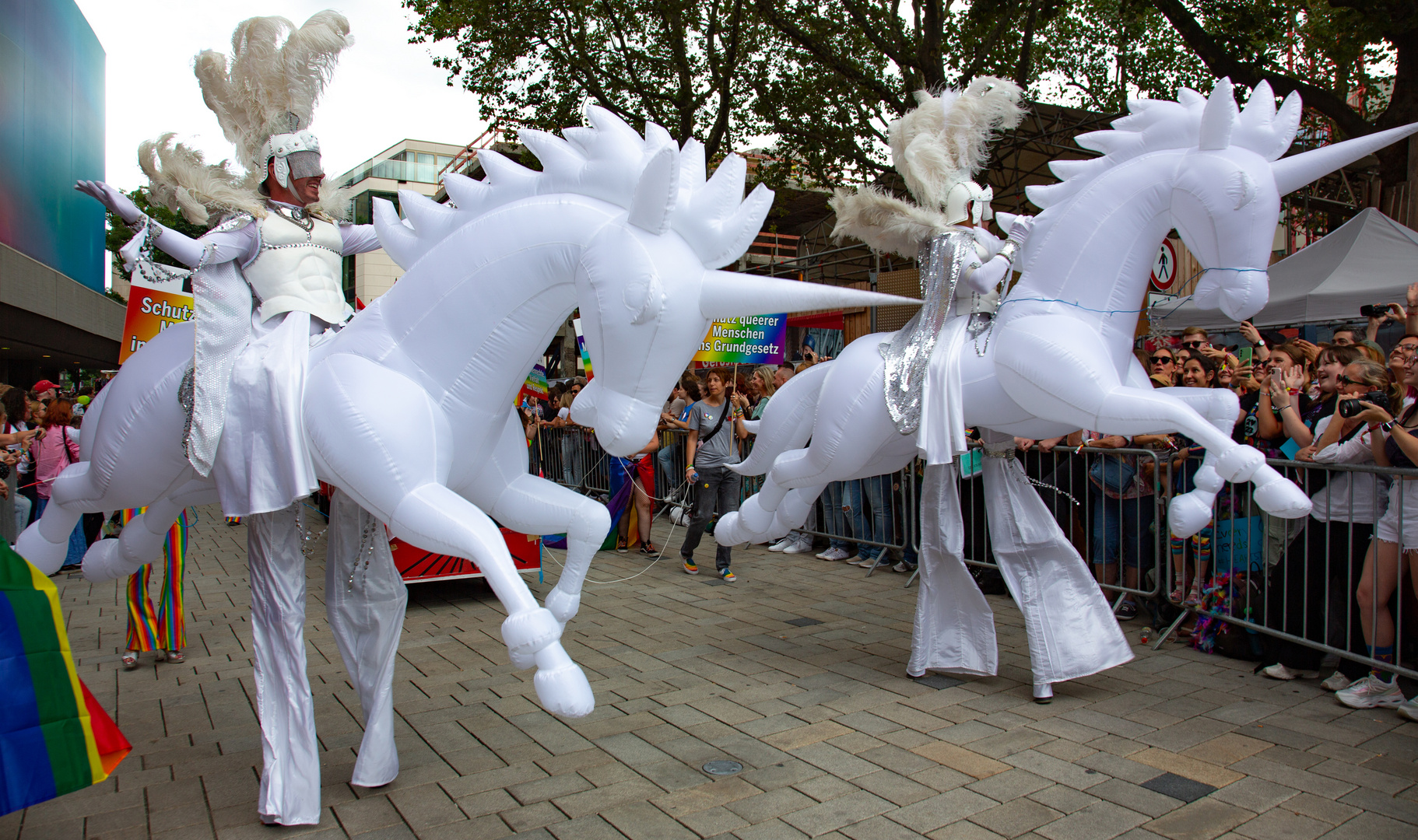 Zwei CSD-Einhörner