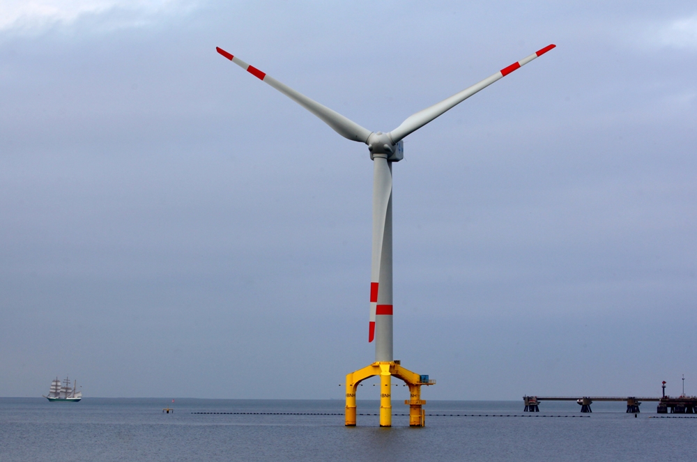 Zwei die Wind brauchen