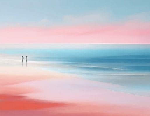 Zwei Frauen am Meer-01