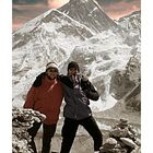 zwei Freunde am Everest