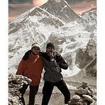 zwei Freunde am Everest