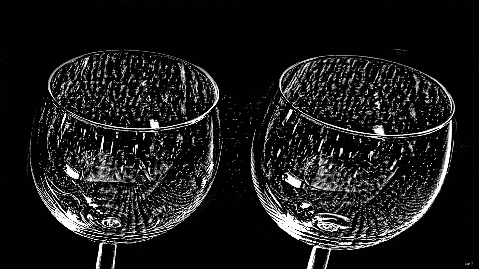 zwei gläser