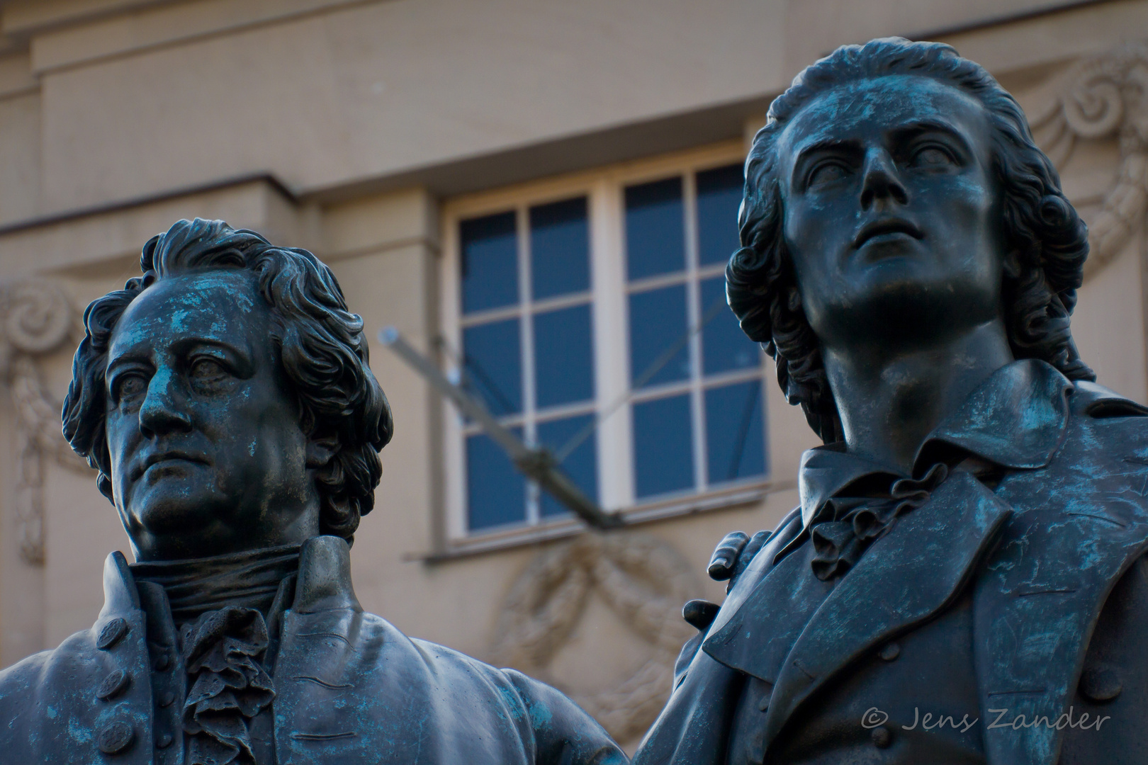 Zwei große Dichter und Denker Foto & Bild denkmal, schiller, motive Bilder auf