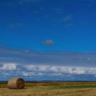 [ Zwei Heuballen, Amrum Wattseite ]