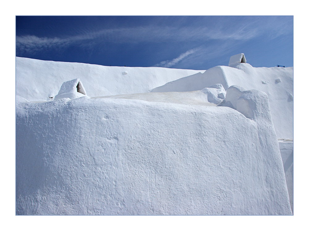 Zwei Hütten im Schnee?