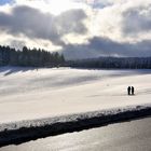 Zwei im Schnee