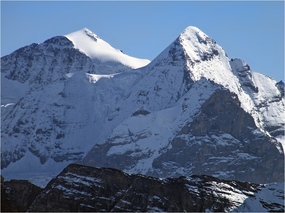 Zwei imposante Berge...