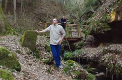 Zwei in der Lützenschlucht