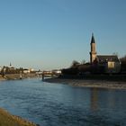 zwei Kirchen am Morgen, Salzburg