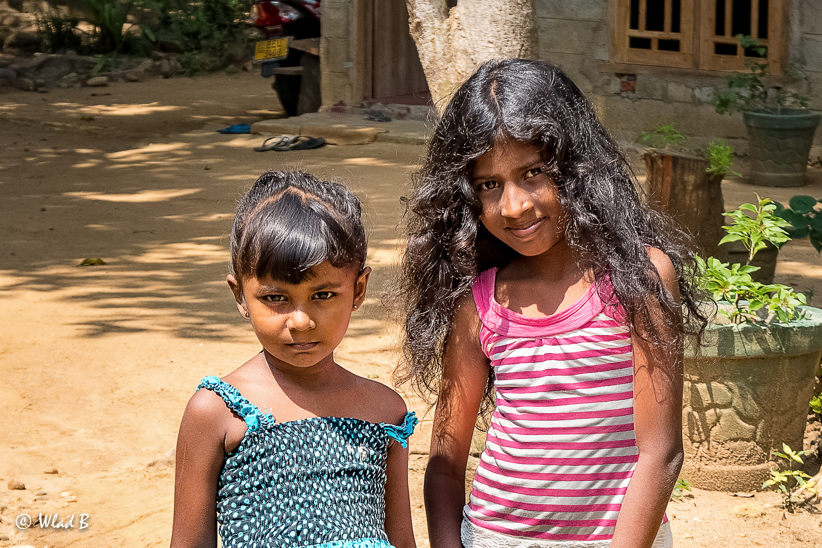 Zwei Kleine Engel aus Sri-Lanka.