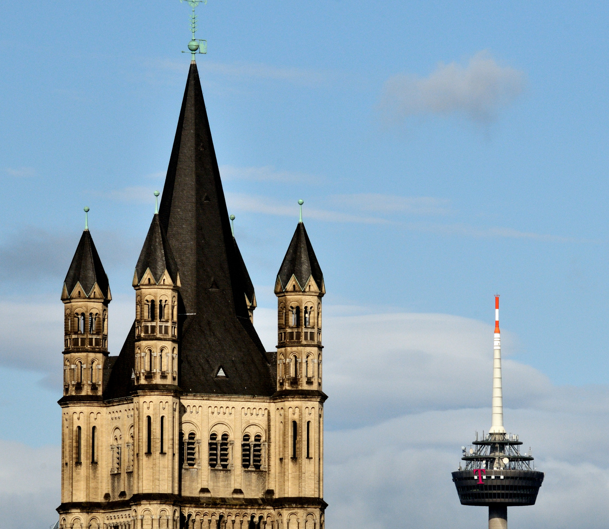 Zwei Kölner Türme