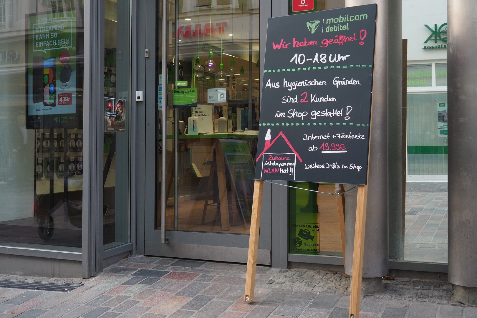 Zwei Kunden im Shop gestattet