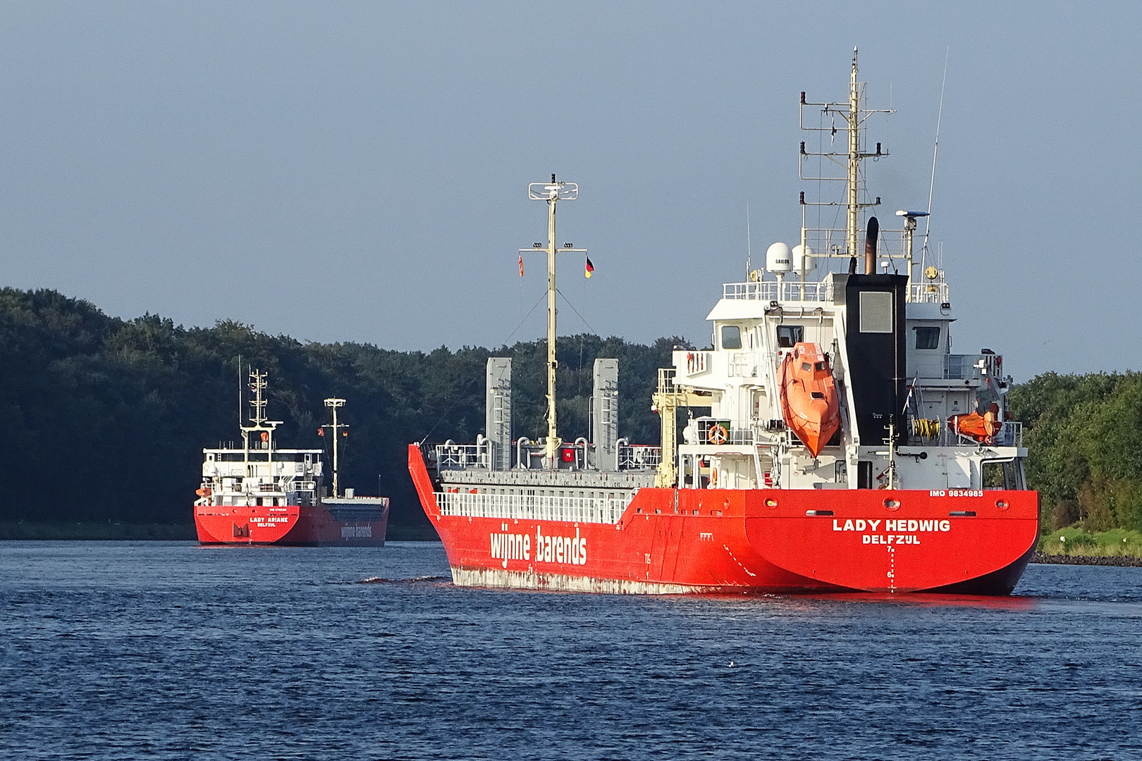 zwei LADYs auf dem Wege in die Ostsee.