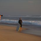 Zwei Männer am Strand