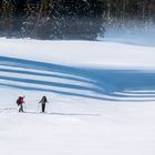 Zwei Männer im Schnee