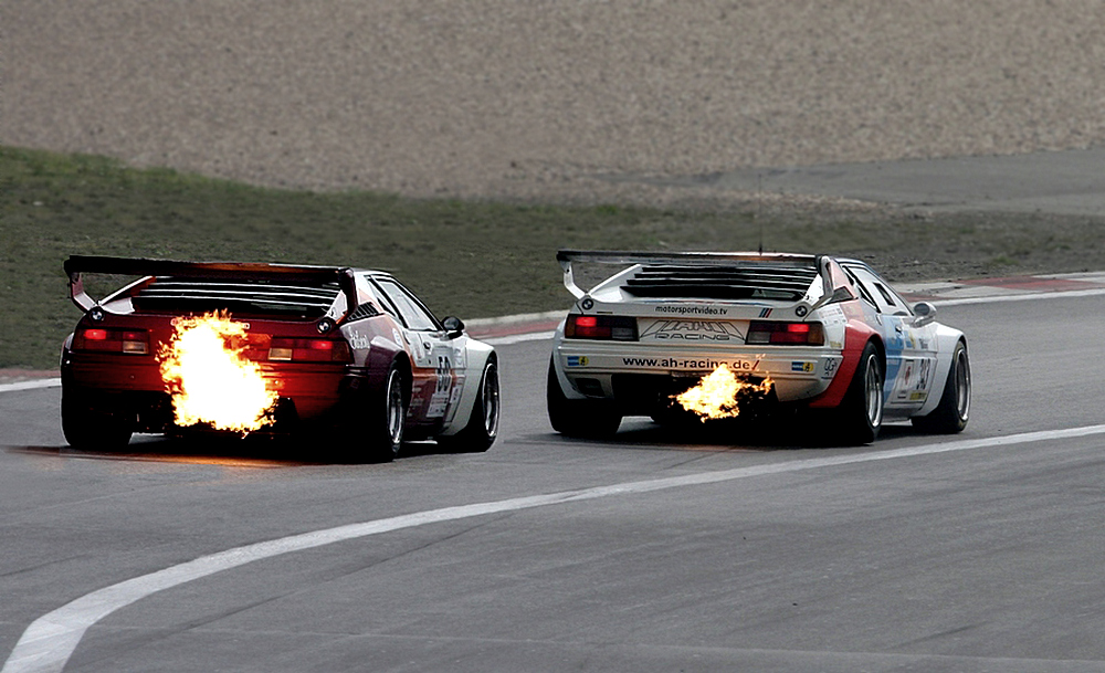 zwei mal BMW M1 - Doppelzünder