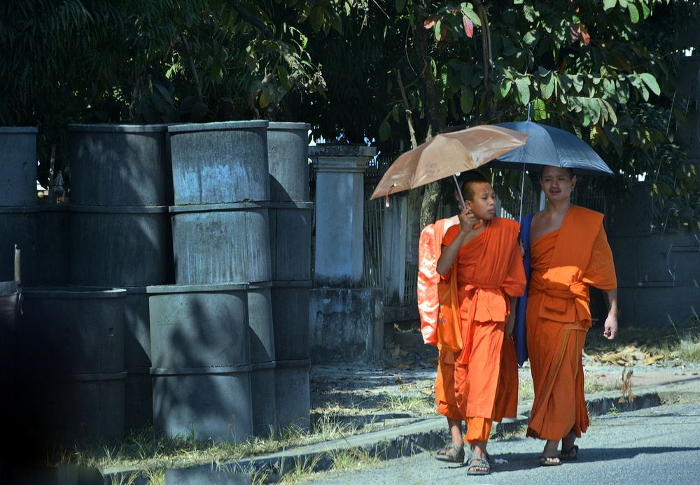 Zwei Mönche 