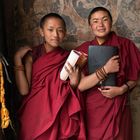 Zwei Novizen der Choede Monastery, Everest-Gebiet, Tibet